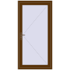 Pricing Entrance doors 1000x2000 mm DOOR KORSA OPTIMUM REHAU BRILLANT WALNUT two-sided
