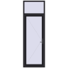 Pricing Entrance doors 900x2750 mm DOOR KORSA OPTIMUM REHAU BRILLANT BLACK_ULTI-MATT two-sided