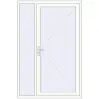 Pricing Entrance doors 1400x2100 mm DOOR KORSA ALU STANDARD 72 RAL 9016 Traffic white two-sided