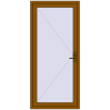 Pricing Entrance doors 1000x2200 mm DOOR KORSA OPTIMUM REHAU BRILLANT GOLDEN OAK two-sided