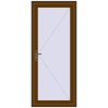 Pricing Entrance doors 930x2080 mm DOOR KORSA OPTIMUM REHAU BRILLANT WALNUT two-sided