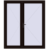 Ustalenie cen Drzwi zewnętrzne 1800x2100 mm DOOR KORSA OPTIMUM REHAU BRILLANT BLACK_BROWN dwustronny