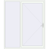 Pricing Entrance doors 2000x2350 mm DOOR KORSA ALU STANDARD 72 RAL 9016 Traffic white two-sided