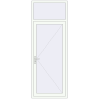 Pricing Entrance doors 950x2575 mm DOOR KORSA OPTIMUM REHAU BRILLANT RAL 9016 Traffic white two-sided