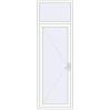 Pricing Entrance doors 900x2720 mm DOOR KORSA ENERGY-SAVING REHAU SYNEGO RAL 9016 Traffic white two-sided