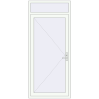 Pricing Entrance doors 1020x2350 mm DOOR KORSA ENERGY-SAVING REHAU SYNEGO RAL 9016 Traffic white two-sided