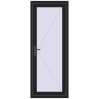 Pricing Entrance doors 785x2000 mm DOOR KORSA OPTIMUM REHAU BRILLANT BLACK_ULTI-MATT two-sided