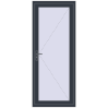 Pricing Entrance doors 900x2200 mm DOOR OPTIMUM REHAU BRILLANT ANTHRACITE_GREY_STRUKTURAL two-sided
