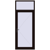 Pricing Entrance doors 1020x2560 mm DOOR KORSA ENERGY-SAVING REHAU SYNEGO BLACK_BROWN two-sided