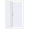 Ustalenie cen Drzwi zewnętrzne 1400x2100 mm DOOR KORSA ENERGY-SAVING REHAU SYNEGO RAL 9016 Traffic white dwustronny