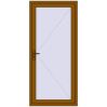 Pricing Entrance doors 1000x2200 mm DOOR KORSA OPTIMUM REHAU BRILLANT GOLDEN OAK two-sided