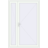 Pricing Entrance doors 1560x2360 mm DOOR KORSA ALU STANDARD 72 RAL 9016 Traffic white two-sided
