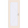 Pricing Entrance doors 900x2200 mm DOOR KORSA ENERGY-SAVING REHAU SYNEGO CREAME_WHITE_50L-2 two-sided