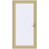 Pricing Entrance doors 1100x2200 mm DOOR KORSA ALU STANDARD 72 RAL 1000 Green beige two-sided