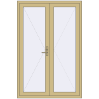 Pricing Entrance doors 1400x2100 mm DOOR KORSA ALU STANDARD 72 RAL 1000 Green beige two-sided