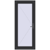 Pricing Entrance doors 840x1990 mm DOOR KORSA OPTIMUM REHAU BRILLANT ANTHRACITE_GREY_GLATT two-sided
