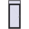 Pricing Entrance doors 1020x2350 mm DOOR KORSA ENERGY-SAVING REHAU SYNEGO BLACK_ULTI-MATT two-sided