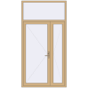 Pricing Entrance doors 1400x2700 mm DOOR KORSA ALU STANDARD 72 RAL 1001 Beige two-sided