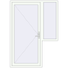 Ustalenie cen Drzwi zewnętrzne 1500x2100 mm DOOR KORSA OPTIMUM REHAU BRILLANT RAL 9016 Traffic white dwustronny