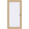Pricing Entrance doors 1100x2200 mm DOOR KORSA ALU STANDARD 72 RAL 1001 Beige two-sided