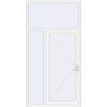 Pricing Entrance doors 1460x2810 mm DOOR KORSA OPTIMUM REHAU BRILLANT RAL 9016 Traffic white two-sided