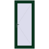 Pricing Entrance doors 900x2155 mm DOOR KORSA OPTIMUM REHAU BRILLANT MOSS_GREEN two-sided