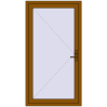 Pricing Entrance doors 1000x2000 mm DOOR ENERGY-SAVING REHAU SYNEGO GOLDEN OAK two-sided