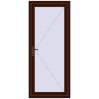 Pricing Entrance doors 900x2100 mm DOOR KORSA OPTIMUM REHAU BRILLANT BLACK_CHERRY two-sided