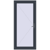 Pricing Entrance doors 1000x2200 mm DOOR KORSA OPTIMUM REHAU BRILLANT ANTHRACITE_GREY_STRUKTURAL two-sided