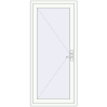 Pricing Entrance doors 930x2000 mm DOOR KORSA OPTIMUM REHAU BRILLANT RAL 9016 Traffic white two-sided