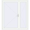 Pricing Entrance doors 1880x2100 mm DOOR KORSA OPTIMUM REHAU BRILLANT RAL 9016 Traffic white two-sided
