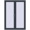 Pricing Entrance doors 1630x2250 mm DOOR KORSA ENERGY-SAVING REHAU SYNEGO ANTHRACITE_GREY_STRUKTURAL external