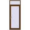 Pricing Entrance doors 910x2370 mm DOOR KORSA OPTIMUM REHAU BRILLANT WALNUT two-sided