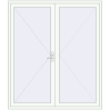 Pricing Entrance doors 2000x2300 mm DOOR KORSA ENERGY-SAVING REHAU SYNEGO RAL 9016 Traffic white two-sided