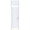 Pricing Entrance doors 700x2450 mm DOOR KORSA OPTIMUM REHAU BRILLANT RAL 9016 Traffic white two-sided