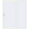 Pricing Entrance doors 1888x2260 mm DOOR KORSA ALU STANDARD 72 RAL 9016 Traffic white two-sided