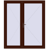 Ustalenie cen Drzwi zewnętrzne 1800x2100 mm DOOR KORSA OPTIMUM REHAU BRILLANT BLACK_CHERRY dwustronny