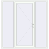 Ustalenie cen Drzwi zewnętrzne 2000x2100 mm DOOR KORSA OPTIMUM REHAU BRILLANT ANTHRACITE_GREY_STRUKTURAL zewnętrzny