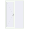 Pricing Entrance doors 1600x2390 mm DOOR KORSA ENERGY-SAVING REHAU SYNEGO RAL 9016 Traffic white two-sided