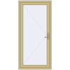 Pricing Entrance doors 1000x2100 mm DOOR ALU STANDARD 72 RAL 1000 Green beige two-sided
