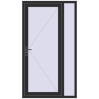 Ustalenie cen Drzwi zewnętrzne 1180x2100 mm DOOR KORSA OPTIMUM REHAU BRILLANT ANTHRACITE_GREY_GLATT dwustronny