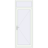 Pricing Entrance doors 890x2350 mm DOOR KORSA OPTIMUM REHAU BRILLANT RAL 9016 Traffic white two-sided