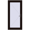 Pricing Entrance doors 900x1850 mm DOOR KORSA OPTIMUM REHAU BRILLANT BLACK_BROWN two-sided