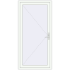 Pricing Entrance doors 1100x2200 mm DOOR KORSA ALU STANDARD 72 RAL 9016 Traffic white two-sided