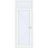 Ustalenie cen Drzwi zewnętrzne 870x2400 mm DOOR KORSA ENERGY-SAVING REHAU SYNEGO RAL 9016 Traffic white dwustronny