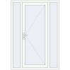 Ustalenie cen Drzwi zewnętrzne 1400x2010 mm DOOR KORSA OPTIMUM REHAU BRILLANT RAL 9016 Traffic white dwustronny