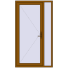 Ustalenie cen Drzwi zewnętrzne 1200x2150 mm DOOR KORSA OPTIMUM REHAU BRILLANT GOLDEN OAK dwustronny