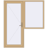 Pricing Entrance doors 1800x2100 mm DOOR KORSA ALU STANDARD 72 RAL 1001 Beige two-sided