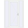 Pricing Entrance doors 1700x2400 mm DOOR KORSA ENERGY-SAVING REHAU SYNEGO RAL 9016 Traffic white two-sided
