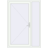 Ustalenie cen Drzwi zewnętrzne 1400x2020 mm DOOR KORSA OPTIMUM REHAU BRILLANT RAL 9016 Traffic white dwustronny